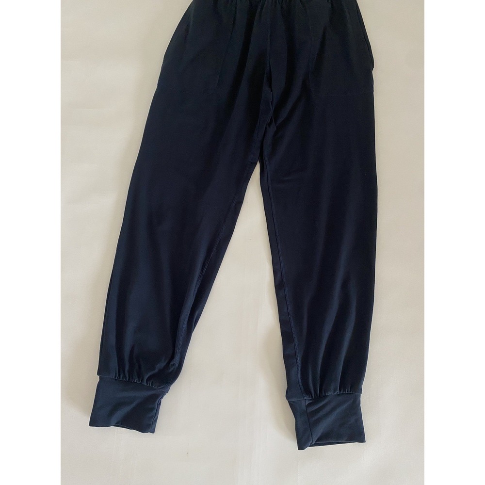 RAE MODE Butter Soft Sz Small Jogger Pockets Navy Blue Yoga Womens Excellent - Picture 3 of 14